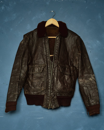 1973 USN G-1 Flight Jacket – Coffee and Clothing