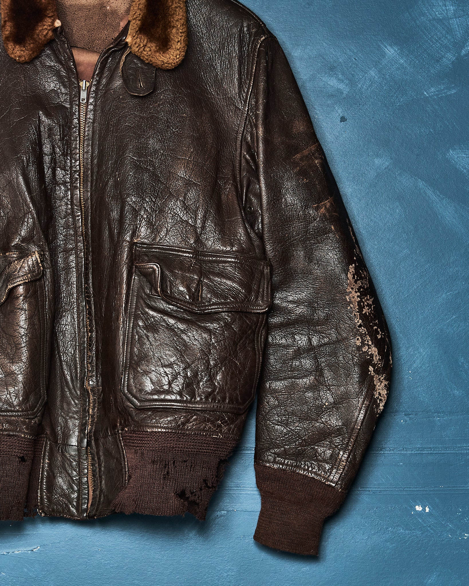 1950s USN G-1 Leather Jacket - 38 – Coffee and Clothing