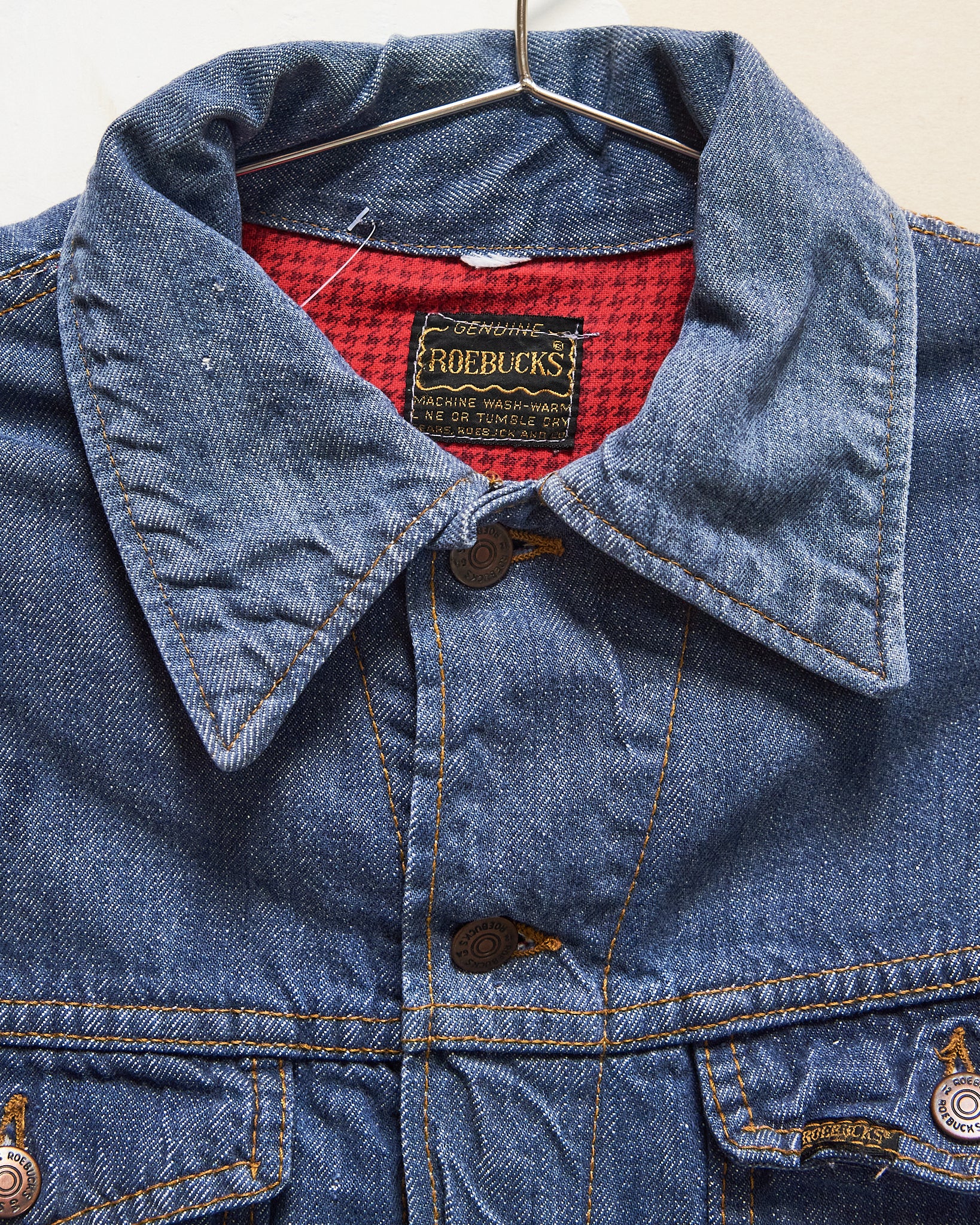 60s Roebucks Selvedge Denim Jacket – Coffee and Clothing