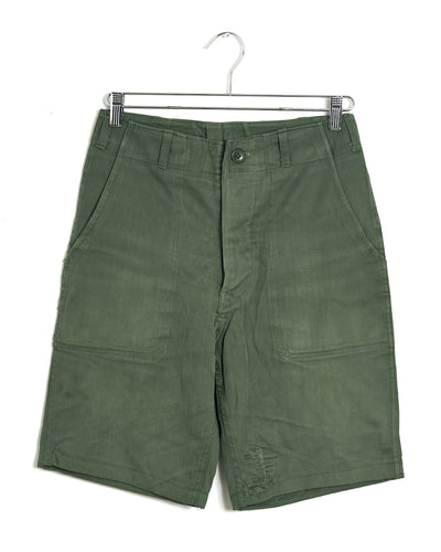 UDT SHORTS / SHORTS. COTTON. OXFORD☆L☆BL