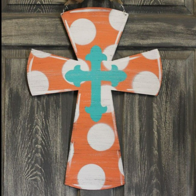 cute cross paintings