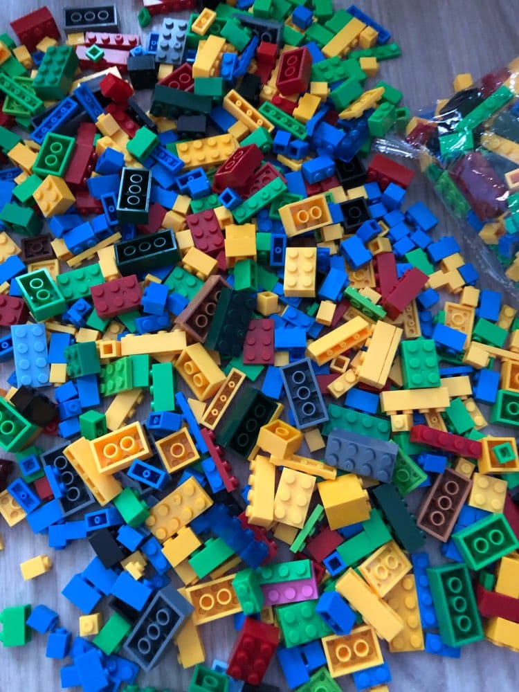 Blocos de Montar Infantil 1000 Peças Estilo Lego