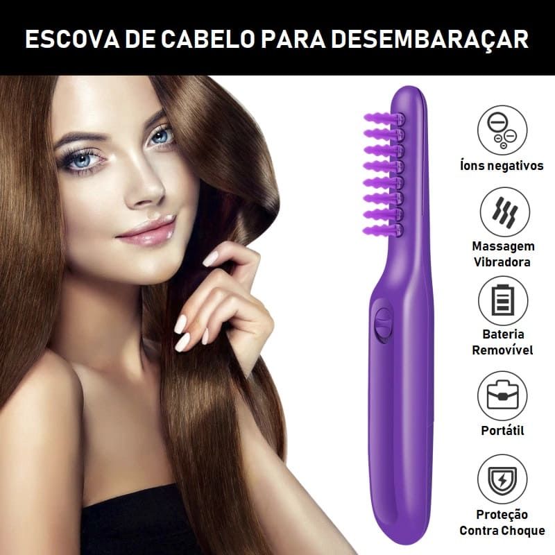 Benefícios da Escova de Cabelo Elétrica Desembaraçante