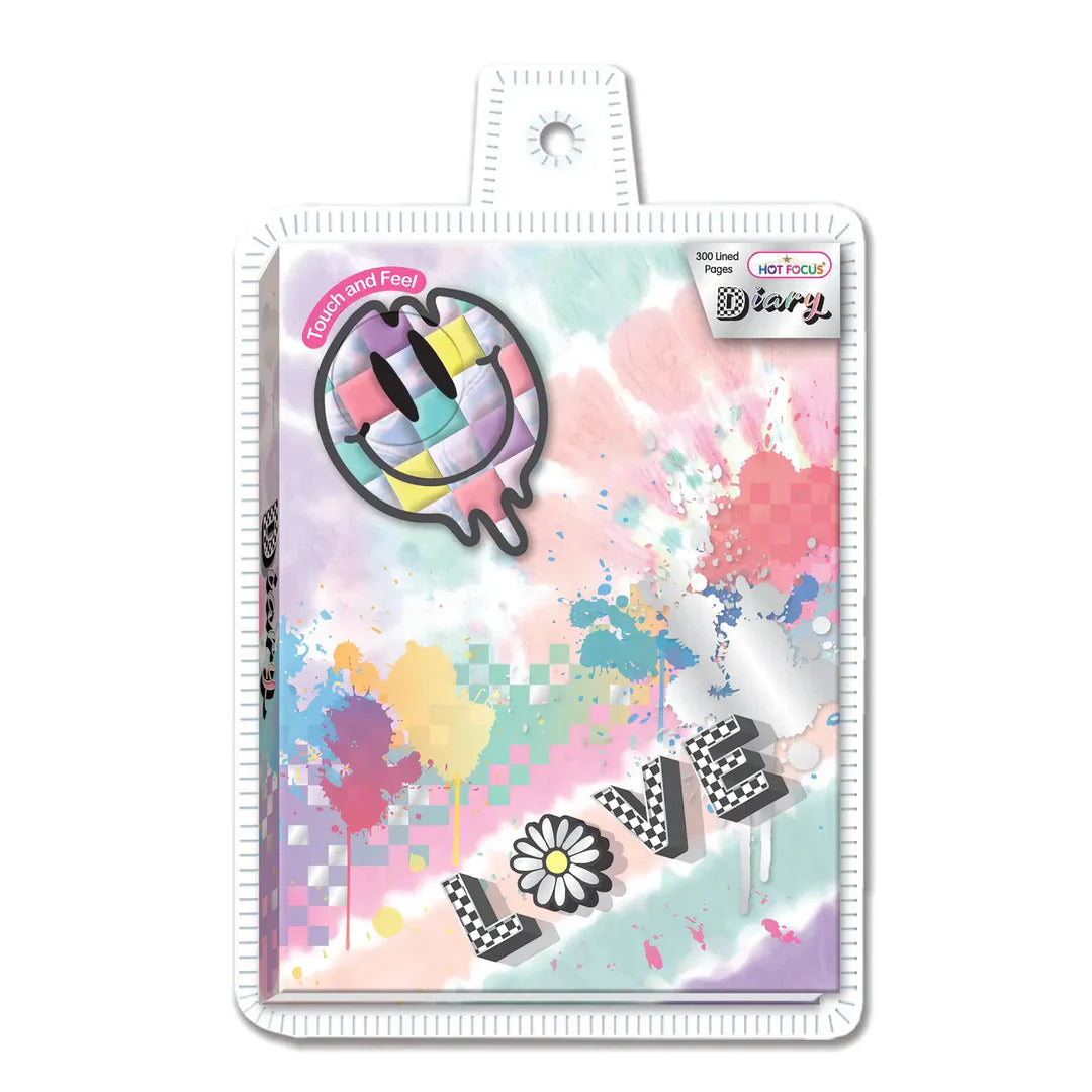 Three Cheers for Girls: Quilted Locking 192 Page Journal & Pen - Silver  with Rainbow Pen, Teens Tweens & Girls 6+ 