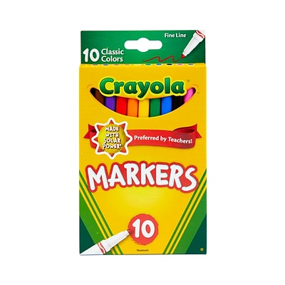 Crayola Color Wonder Mess Free Classic Markers - 10 pack - West