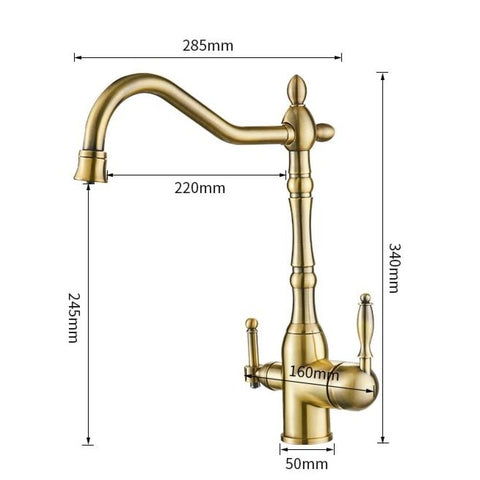 Galileo galilei kitchen faucet dimensions.