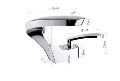 Adelaide Bathroom Faucet Dimensions.