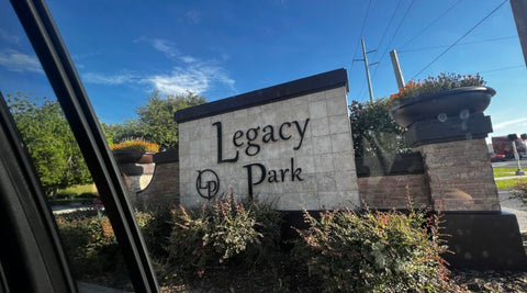 Legacy Park Entrance Sign