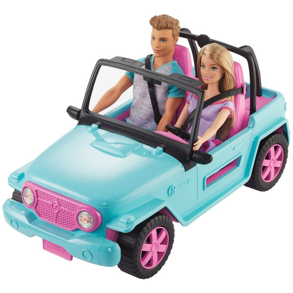 teal barbie jeep