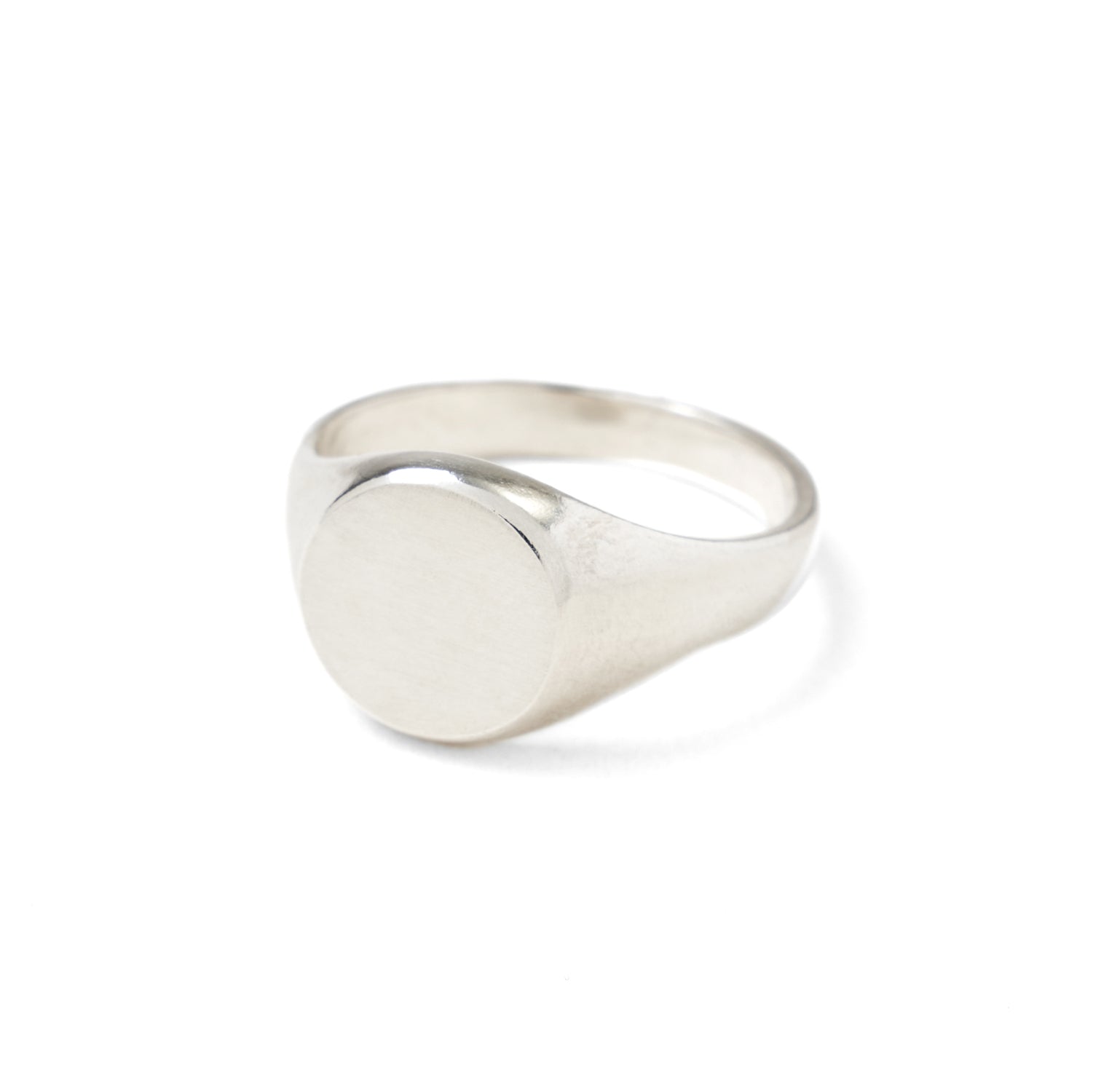 LB Jewellery Circle Signet Ring, Silver – Sunset Store Australia