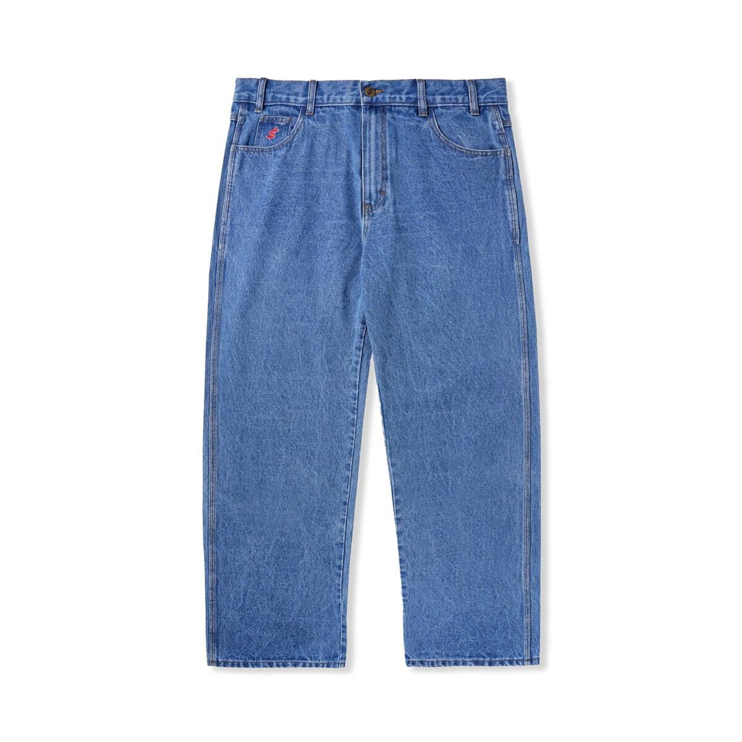 Cash Only Baggy Denim Jeans, Washed Indigo – Sunset Store Australia