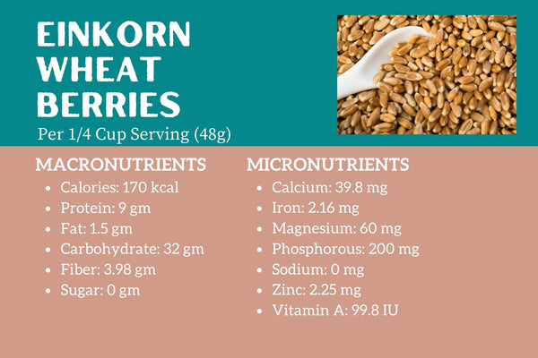 Einkorn Wheat Berries Nutritional Information