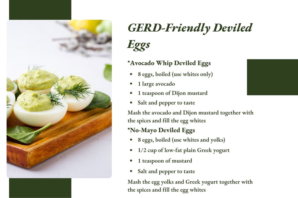GERD Friendly Deviled Eggs