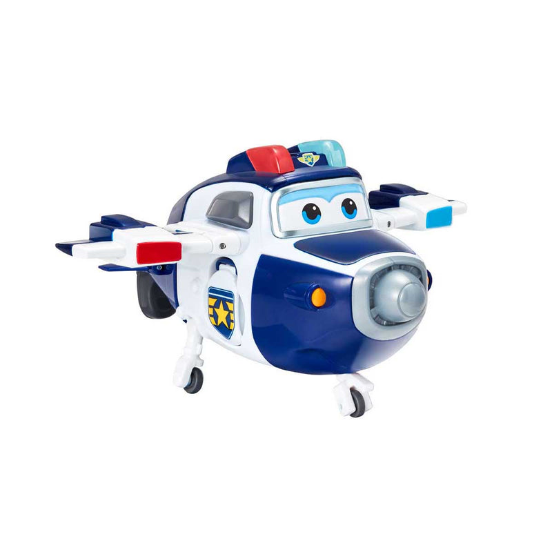 Super Wings - 5" Transforming Characters Airplane Pack - Supercharged Jett, Supercharged Paul, Supercharged Dizzy, Golden Boy & Sunny