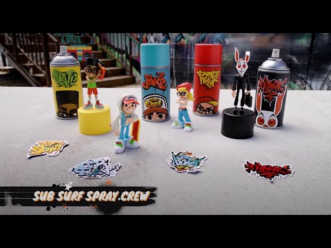 Subway Surfers | Spray Crew | 4 Vinyl Figure | Frank Multicolour