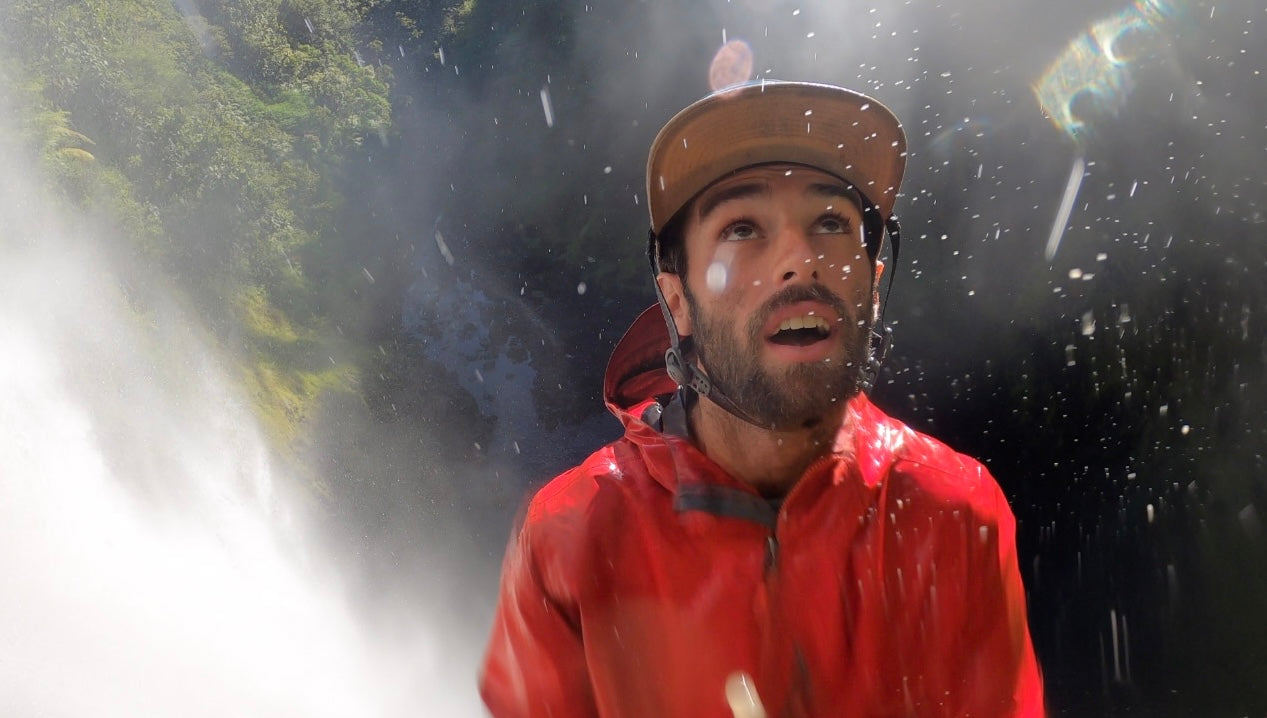 Eric Bergdoll canyoneering in Hawaii