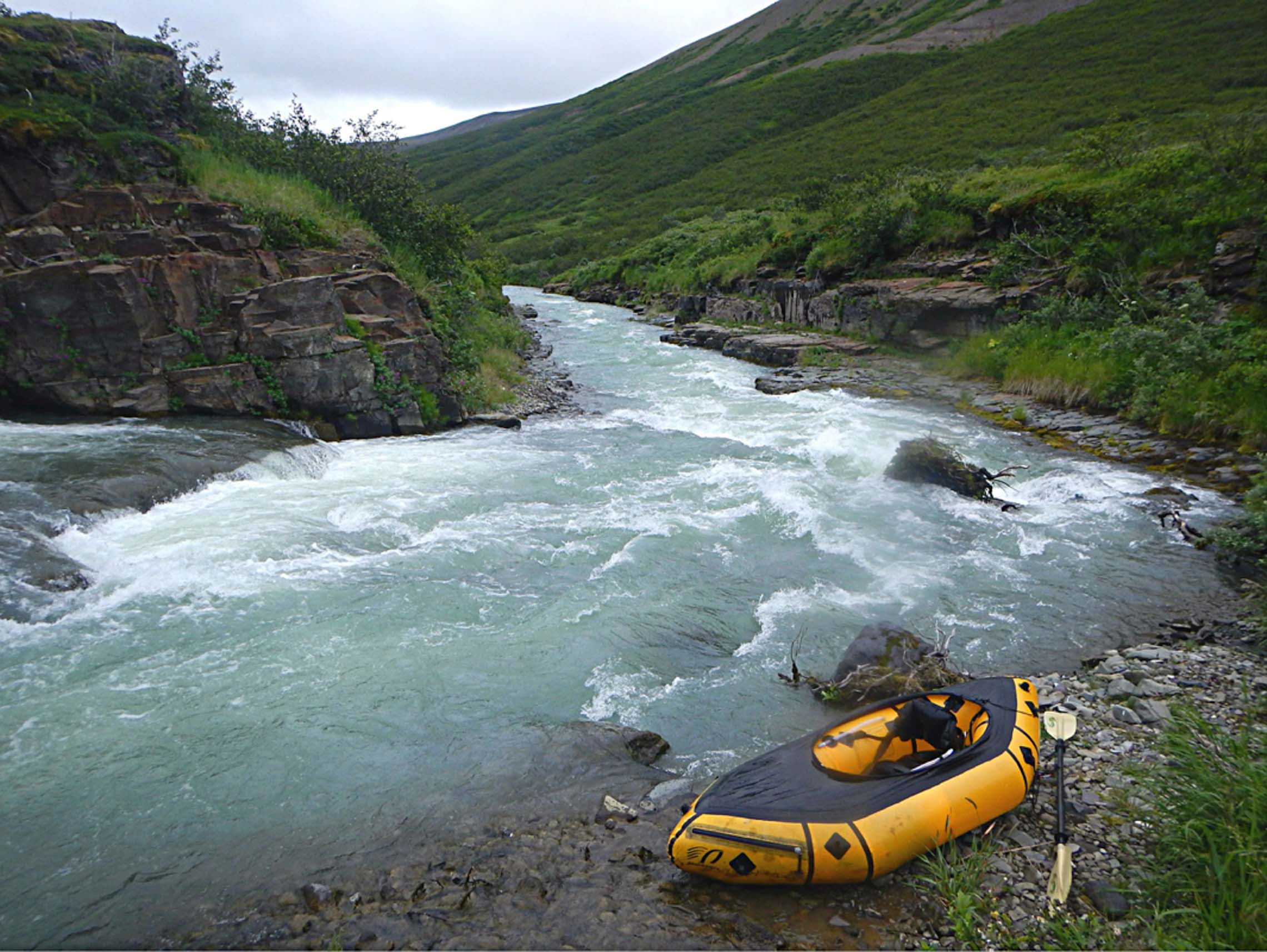 Packrafting Alaska Aniakchak River Kokopelli