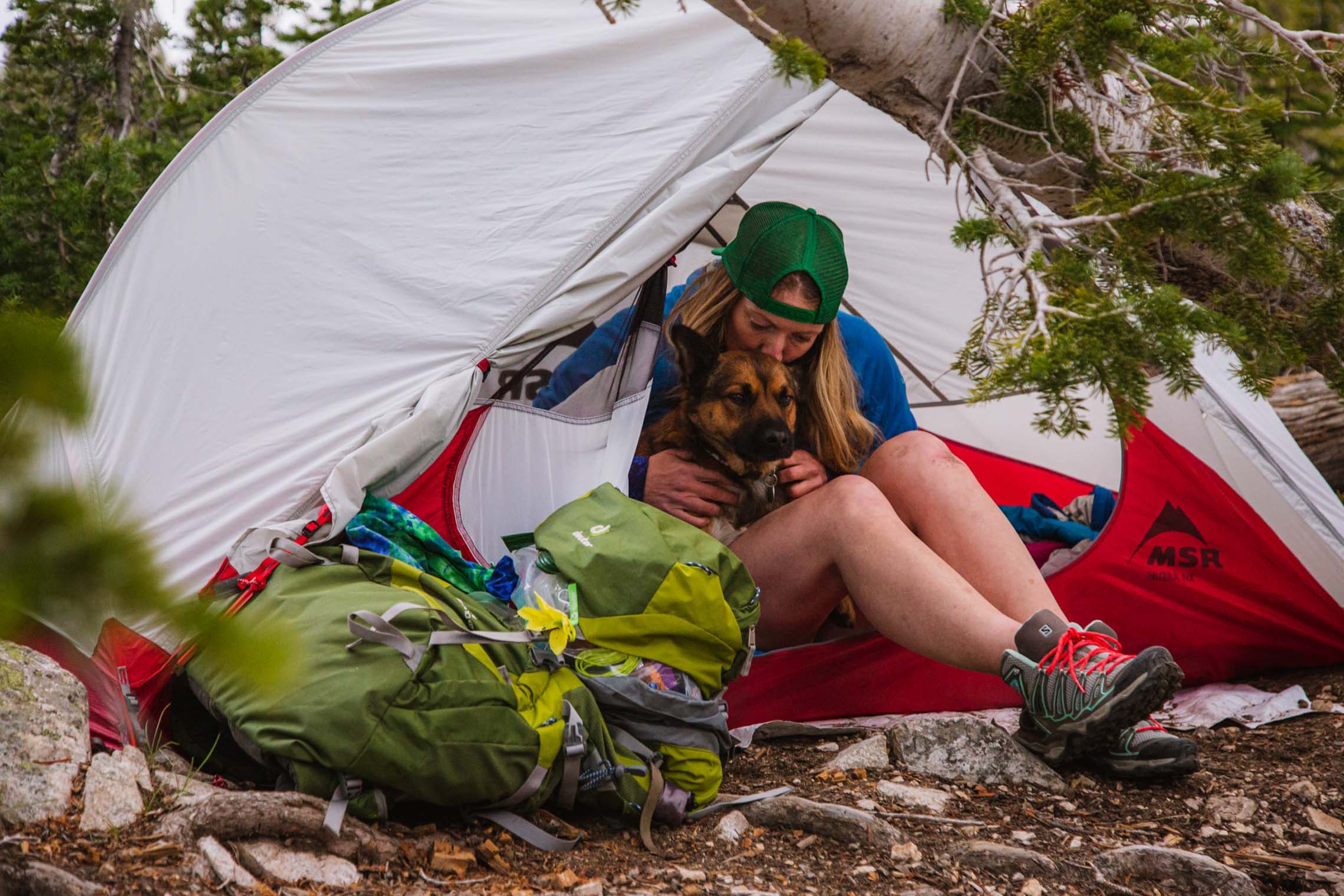 Dogs in Idaho's Backcountry Packrafting Kokopelli