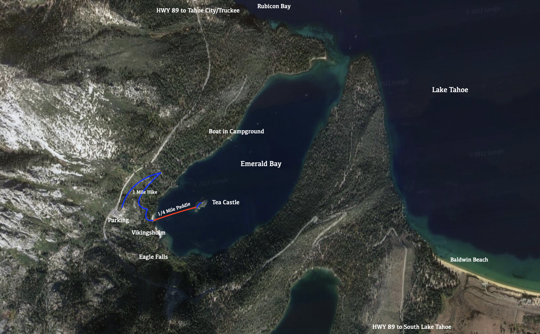 Emerald Bay Map