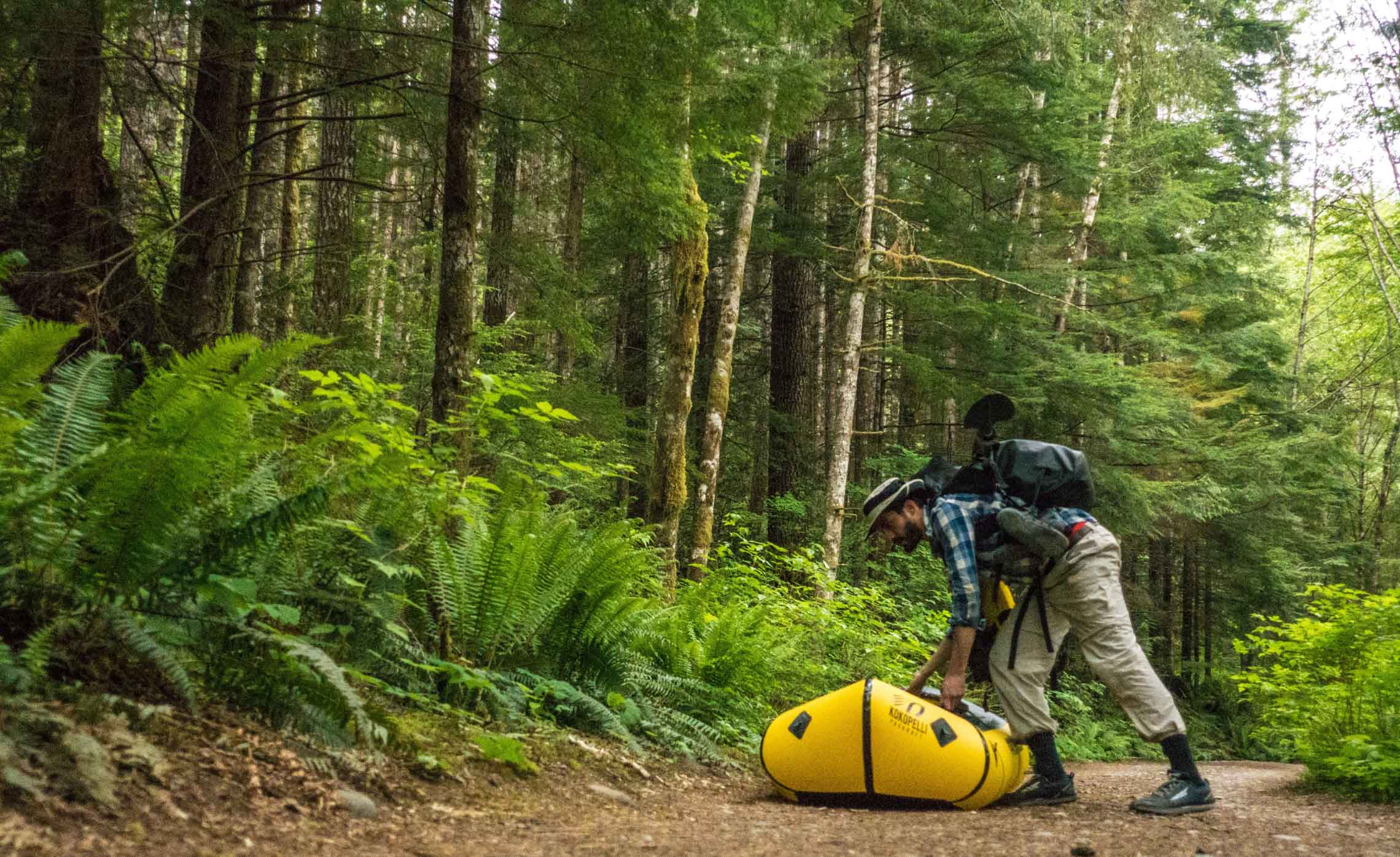 Backpacking, things you can do in a Kokopelli packraft