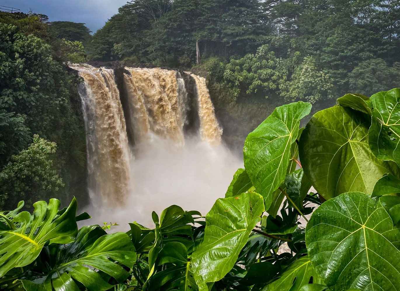 Wailuku falls in Hawaii