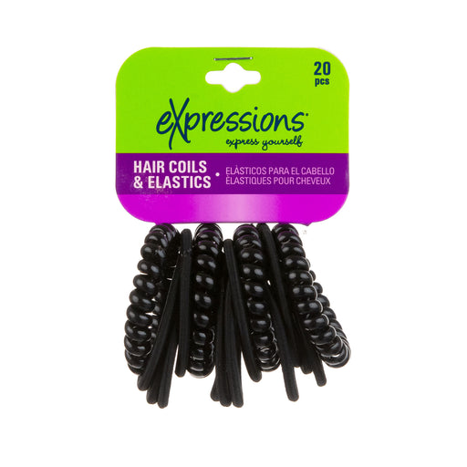 Expressions 3,000 Pc Hair Elastics Snag-Free Rubber Bands Small Black Hair  Elastics, Mini Hair Rubberbands For Easy Hairstyling