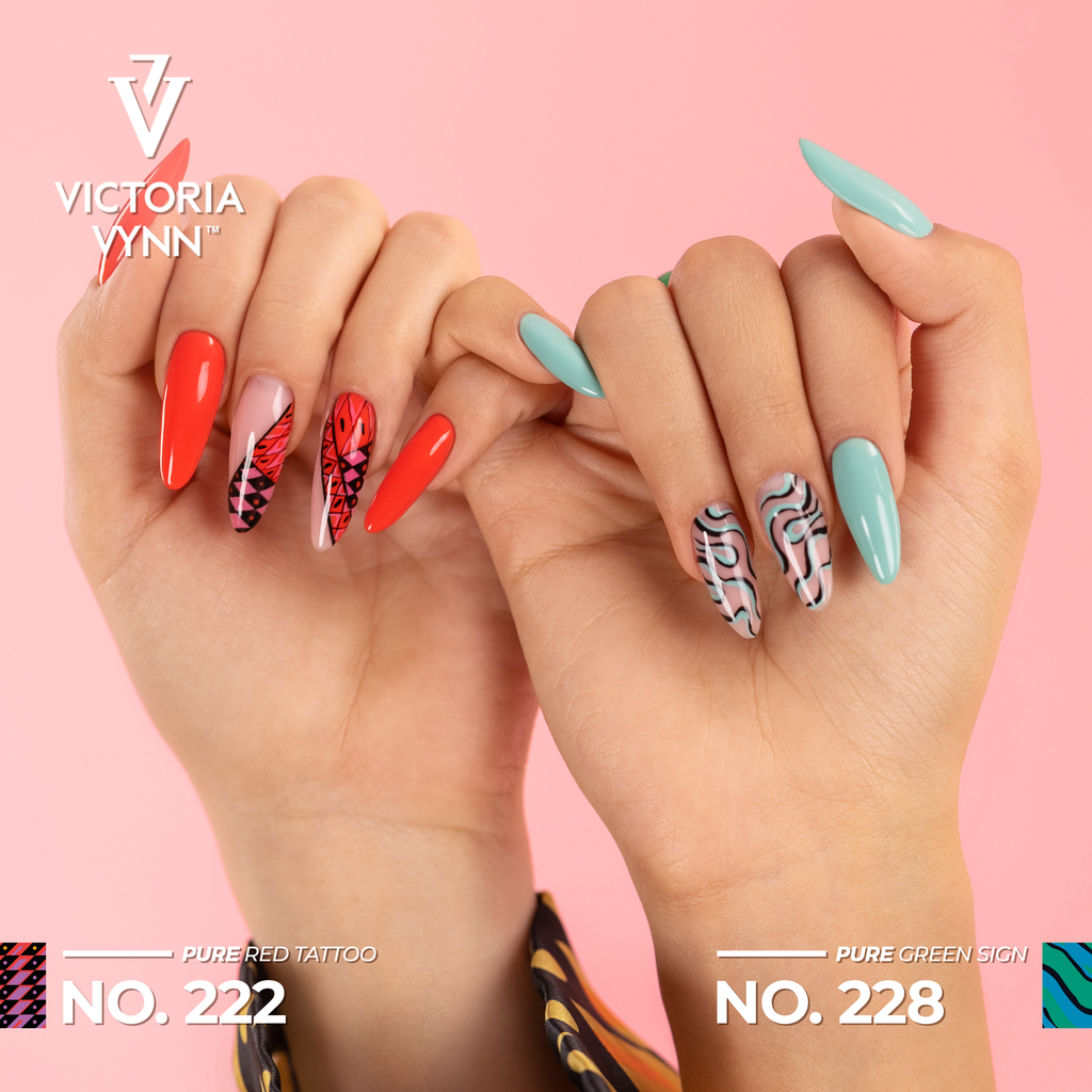 Victoria Vynn Pure 222  Red Tattoo  Diamonds  Glitters