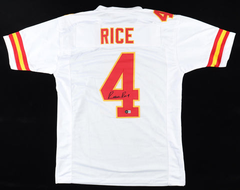 Rice's Official Denver Broncos Signed Jersey - CharityStars