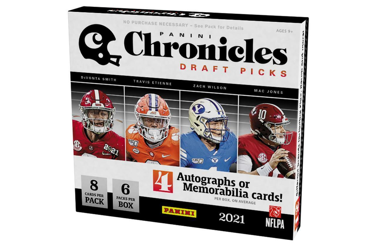 2021 Panini Chronicles Draft Picks Football Hobby Box Blogs Hobby Shop