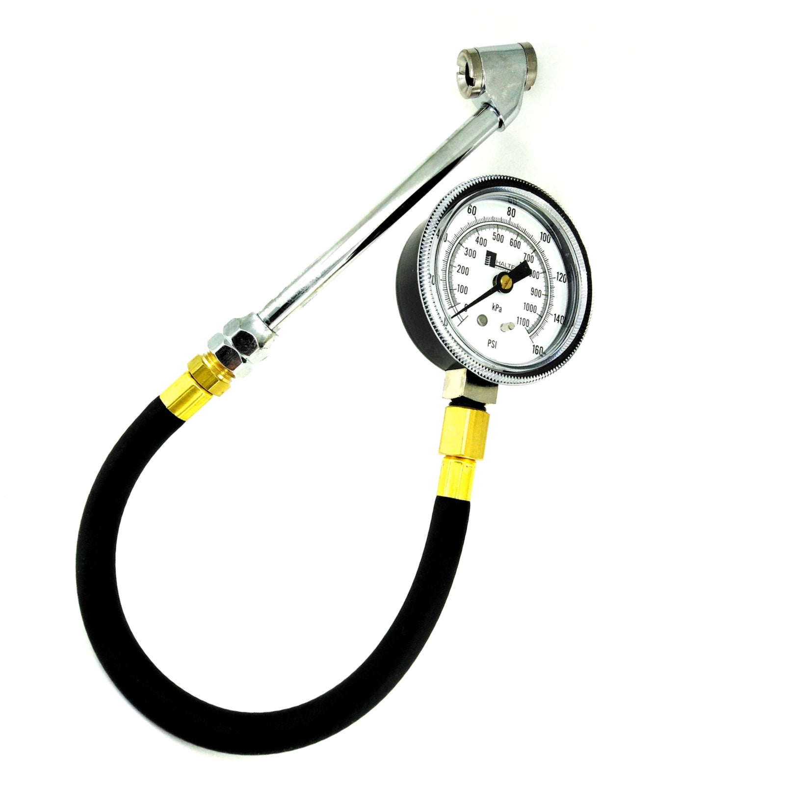 Haltec GA-280 12" Standard Bore Air Master Gauge with CH-335OP Dual Foot Air Chuck