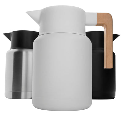 Hastings Collective Thermal Coffee Carafe 68 Oz - Large Stainless Steel  Insulated Carafe - 2 Liter Double Walled Vacuum Thermos Coffee and Beverage