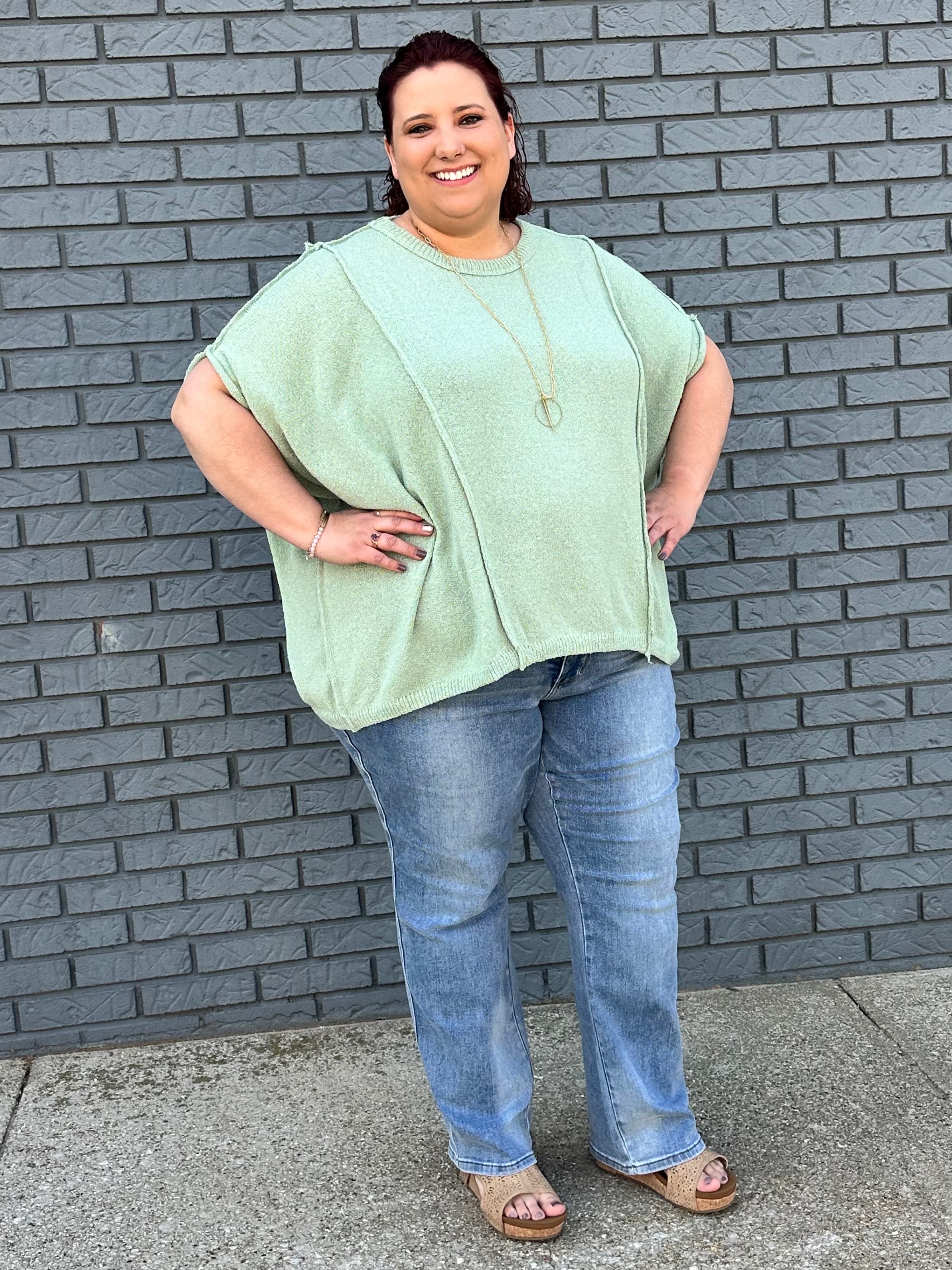 Dolman Sleeve Loose Fit Top