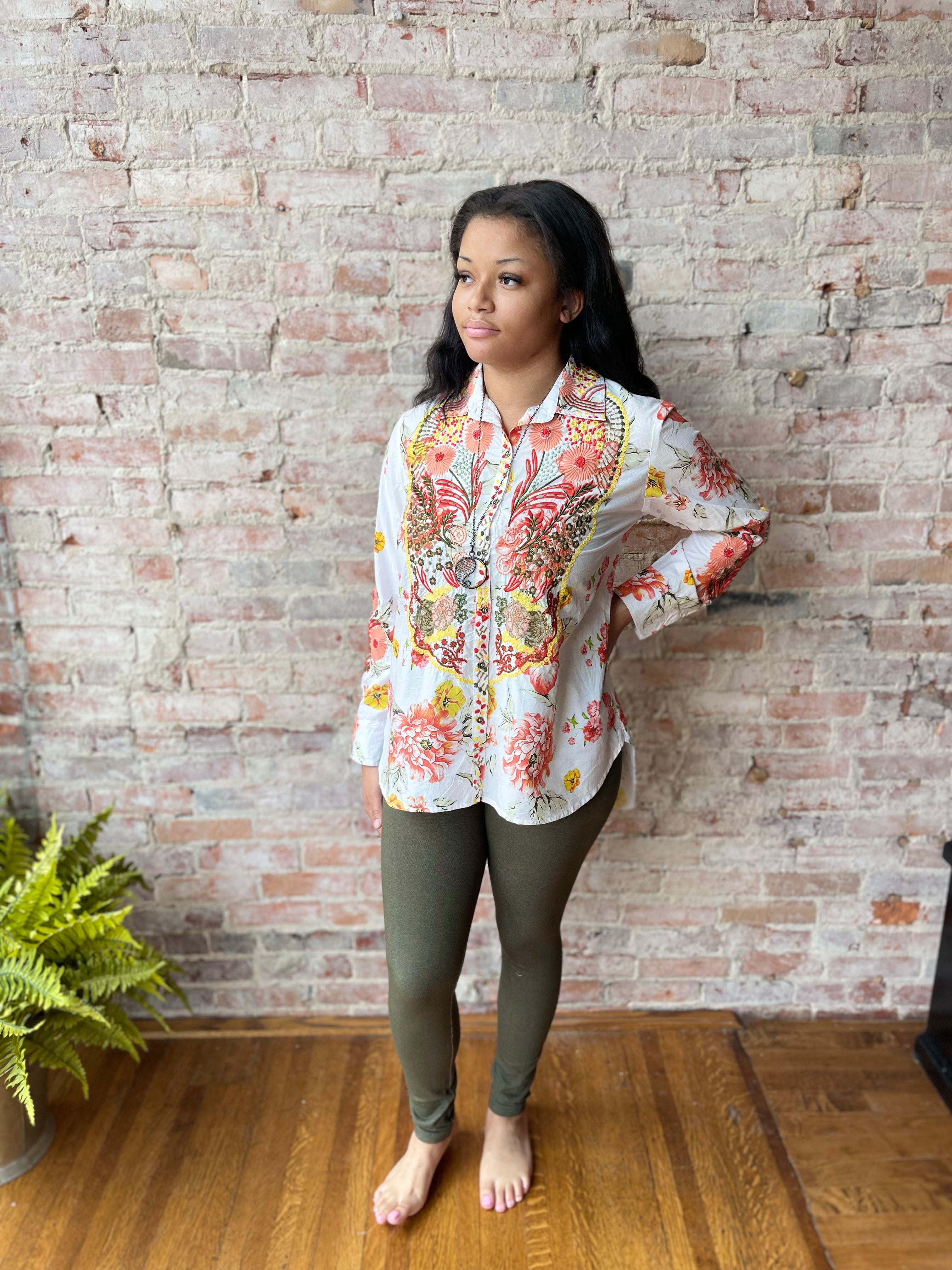 Floral Long Sleeve Top