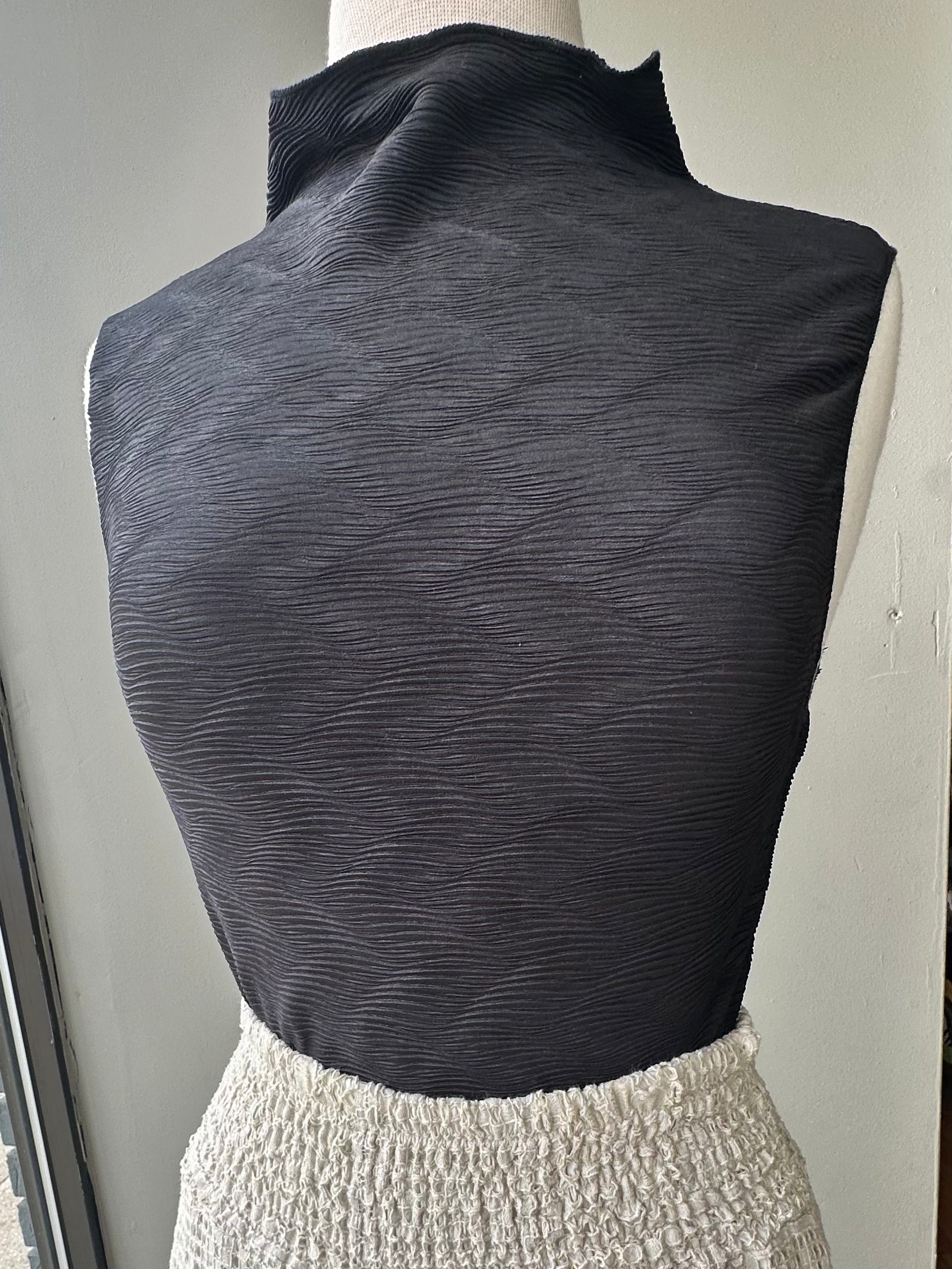 Sleeveless Mock Neck Top