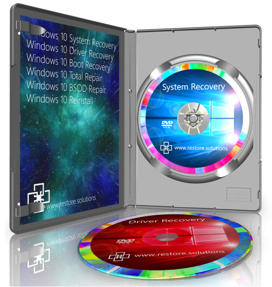 Restore Solutions Windows 10 recovery media retail box