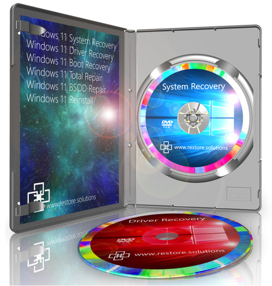 Restore Solutions Windows 11 recovery media retail box