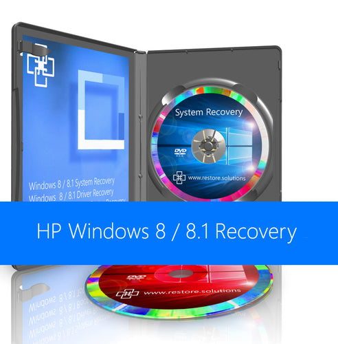 Dell Windows 8 / 8.1 System Recovery Reinstall Restore Boot Disc DVD USB