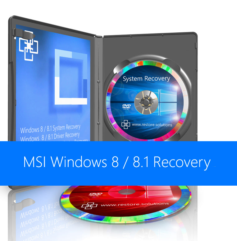 msi burn recovery without a cdrom