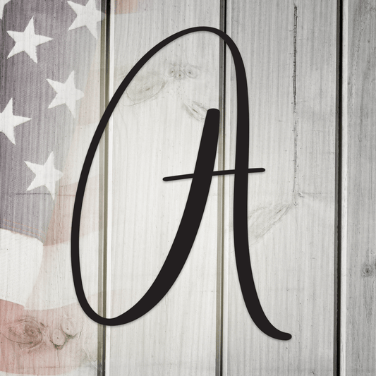 Letter R, Your Initial, Script Letters, Monogram Wall Decor – Country Proud  USA