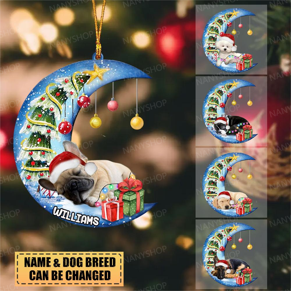 Personalized Dog Sleeping In A Tiny Cup Christmas Holiday-Two Sided Or -  nany_shops