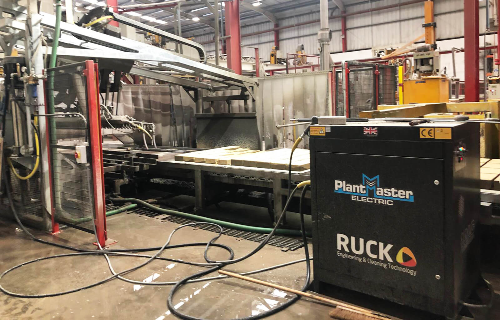 Ruck Engineering - Suppliers of hot and cold and electrically heated pressure washers, industrial floor sweepers and pedestrian and ride-on industrial floor scrubber driers.