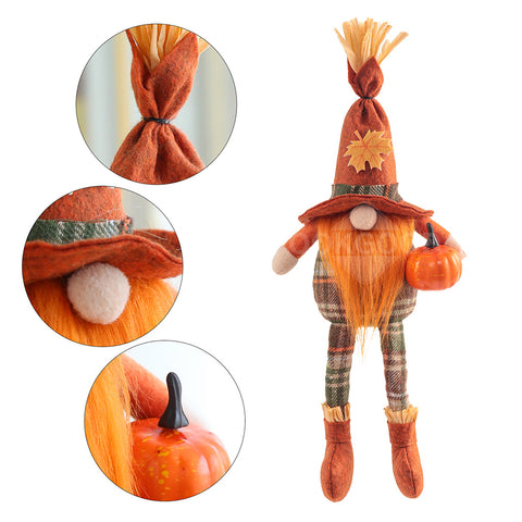 Long-legged Fall Gnome Couple For Holiday Gift