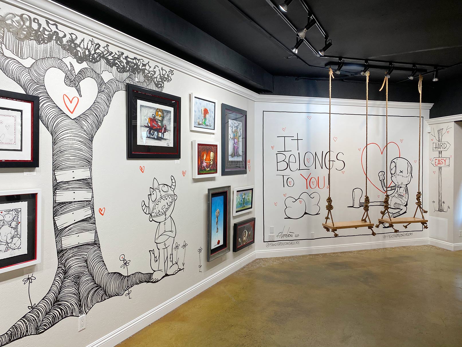 Inside Fabio Napoleoni Gallery