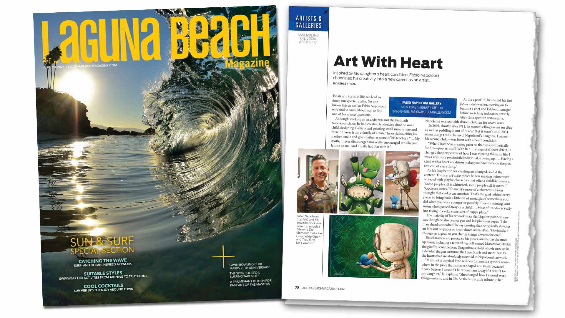 Featured in Laguna Beach Magazine