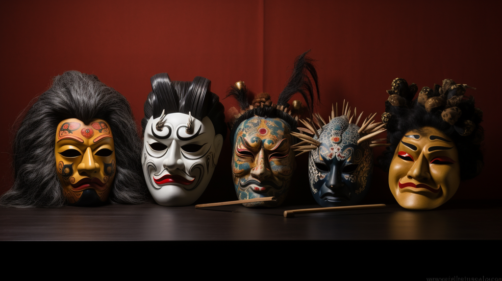 Masques Japonais théâtre