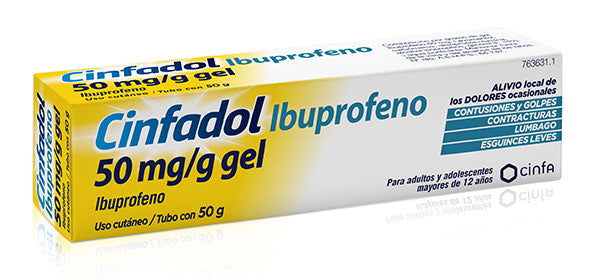 Cinfadol Ibuprofeno 50 mg/g Gel Tópico 50 g