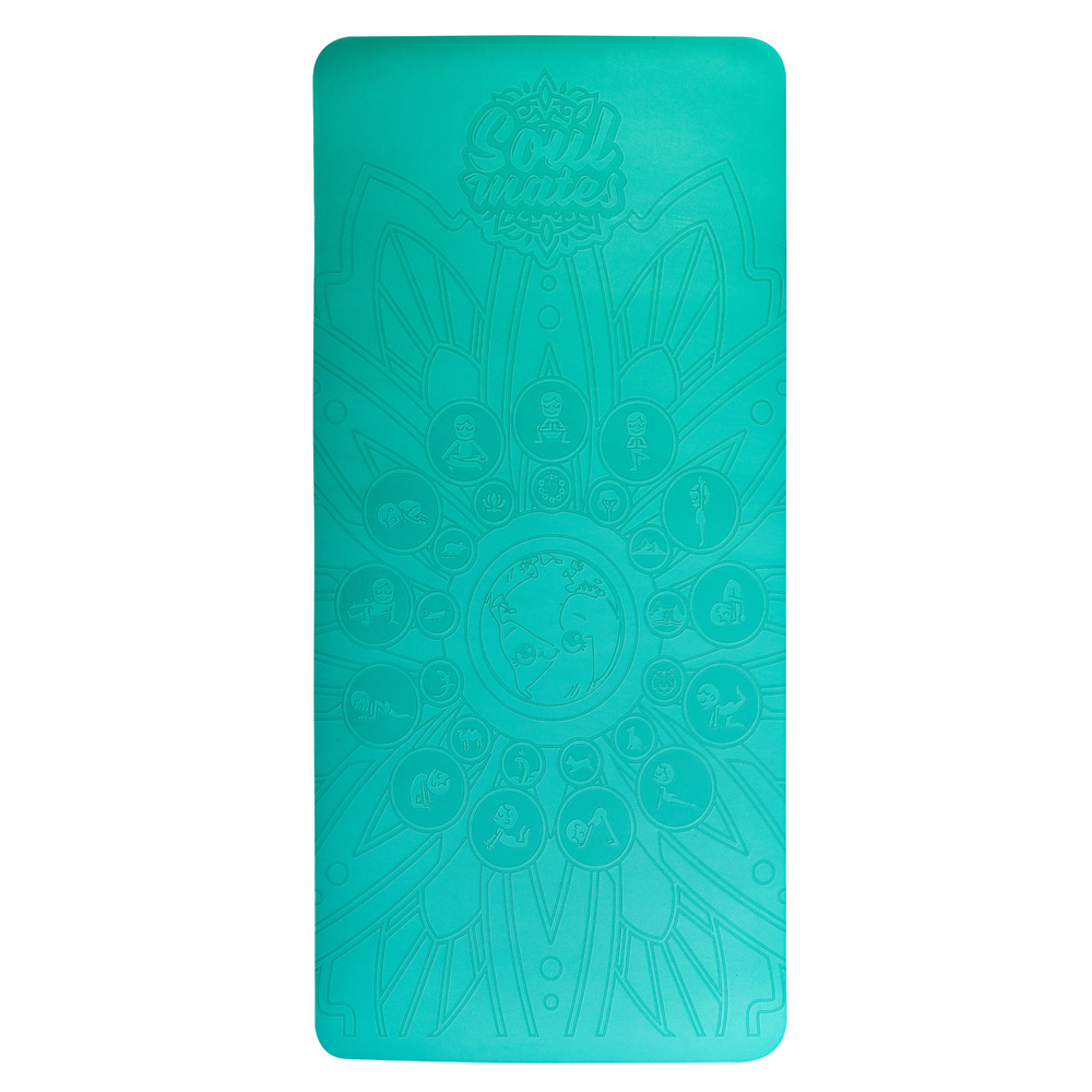 Yoga Direct Turtle Kids' Yoga Mat - Blue (4mm)