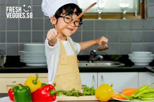 Fresh Veggies SG Fresh Vegetables Online Delivery in Singapore  - 8 Tips to get your kid(s) to eat more vegetables