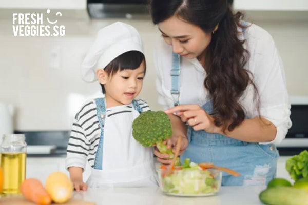 Fresh Veggies SG Fresh Vegetables Online Delivery in Singapore  - 10 Tips to get your kid(s) to eat more vegetables