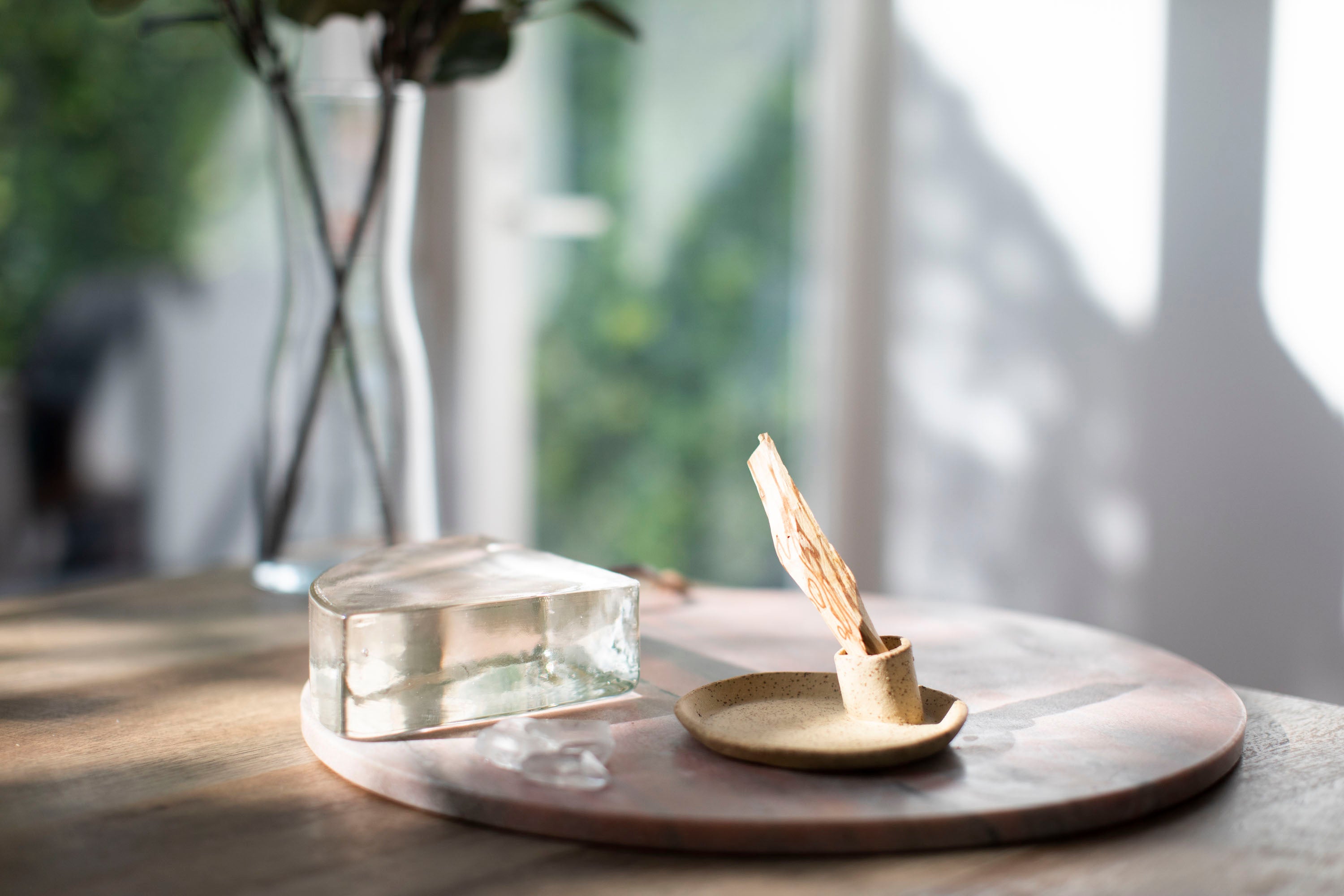 人気海外一番 パロサント 受け皿 ホルダー 皿 Palo Santo Holder